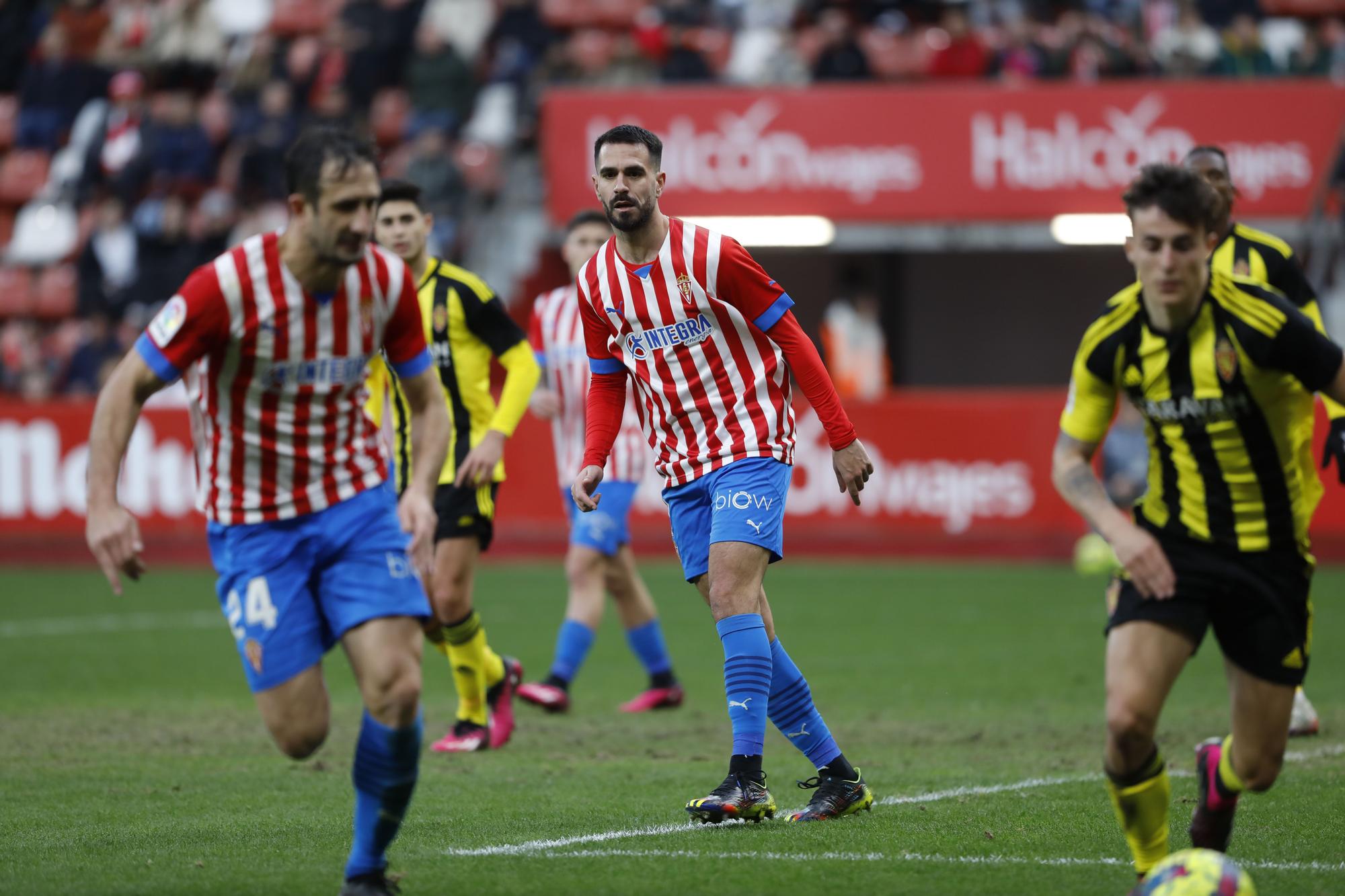 EN IMÁGENES: El encuentro entre el Sporting y el Real Zaragoza