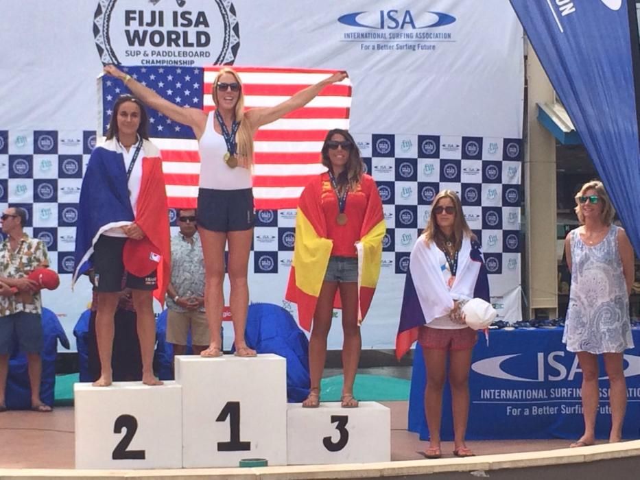 Laura Quetglas, bronce en el Mundial de SUP en Fiji