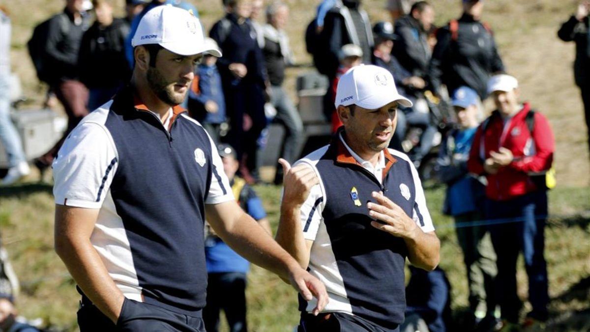 Rahm y Sergio infundirán espíritu ganador al equipo europeo