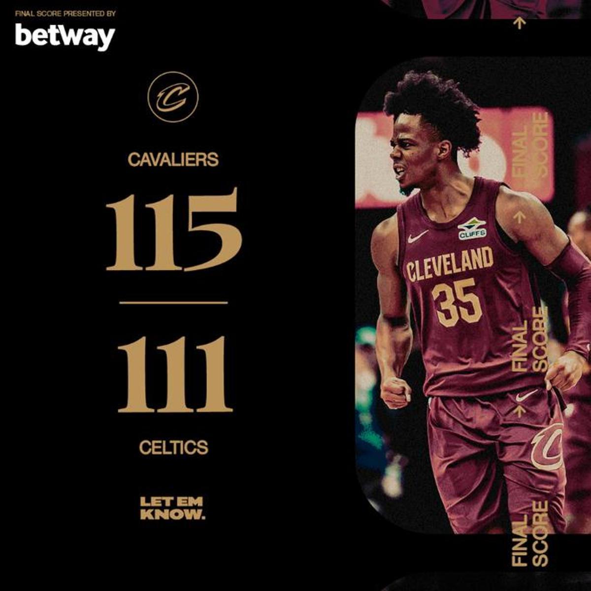 Los Cavs, victoriosos.