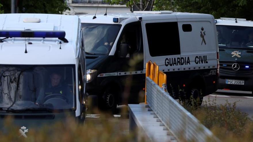 Junqueras, Sànchez i Cuixart arriben al Suprem perquè el jutge els comuniqui el processament