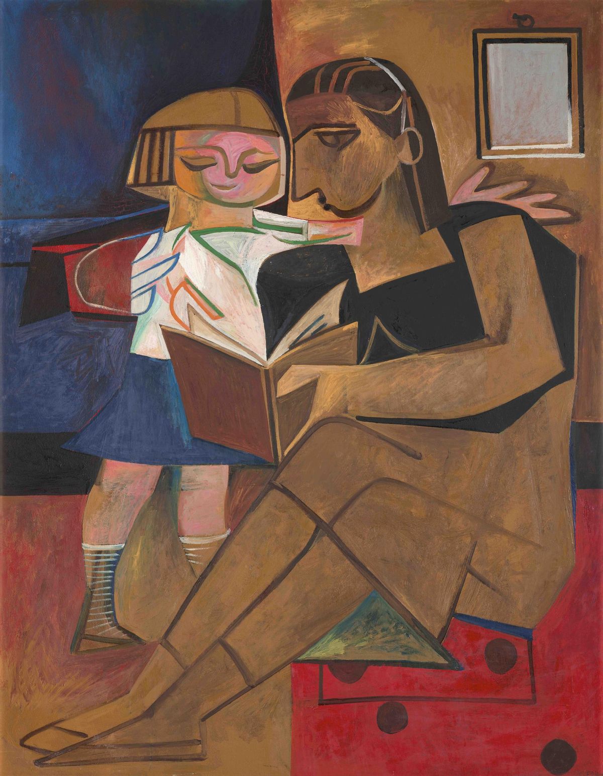 'La lección de lectura' de Françoise Gilot.
