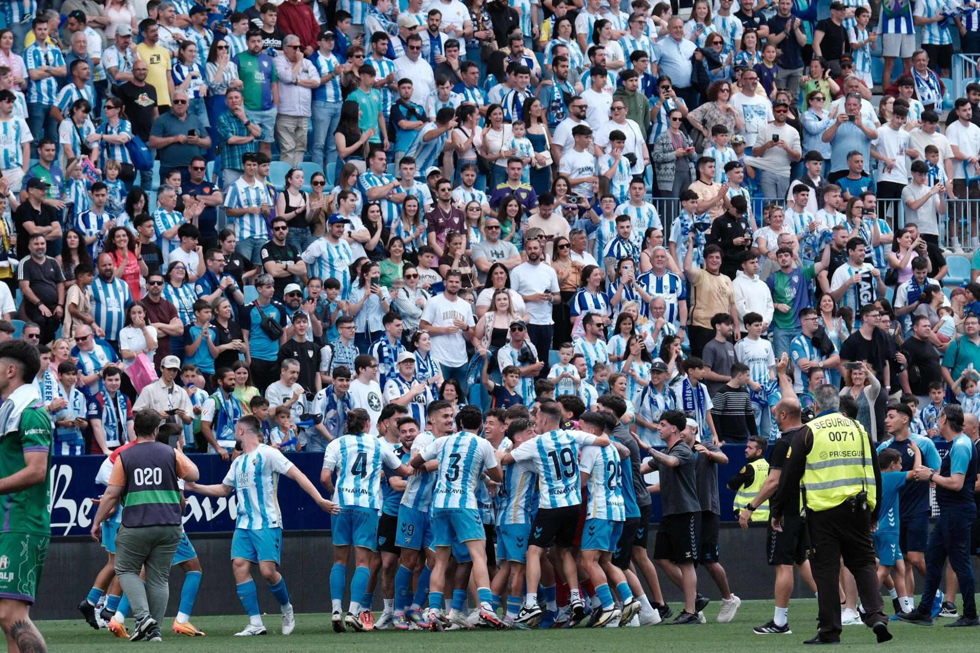 El Atlético Malagueño ató este domingo en el estadio de La Rosaleda su ansiado ascenso a Segunda RFEF