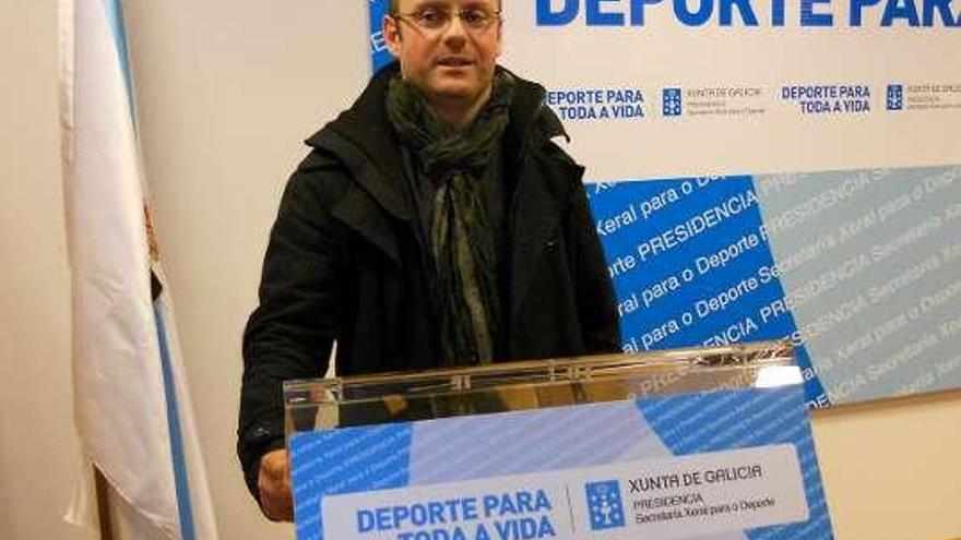 José Antonio Pereiro, durante el discurso. / la opinión