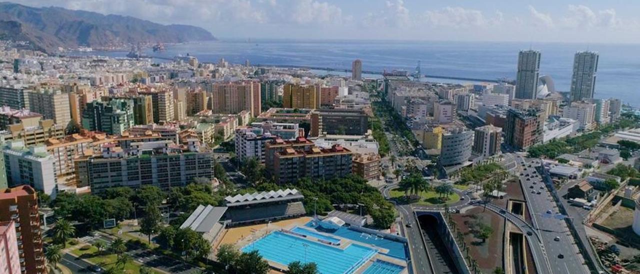 Panorámica de Santa Cruz de Tenerife.