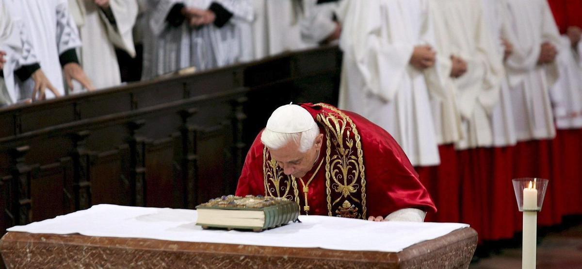 Benedicto XVI, durante su papado.