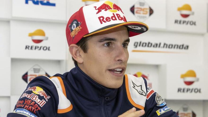 Marc Márquez, contento tras la operación de hombro