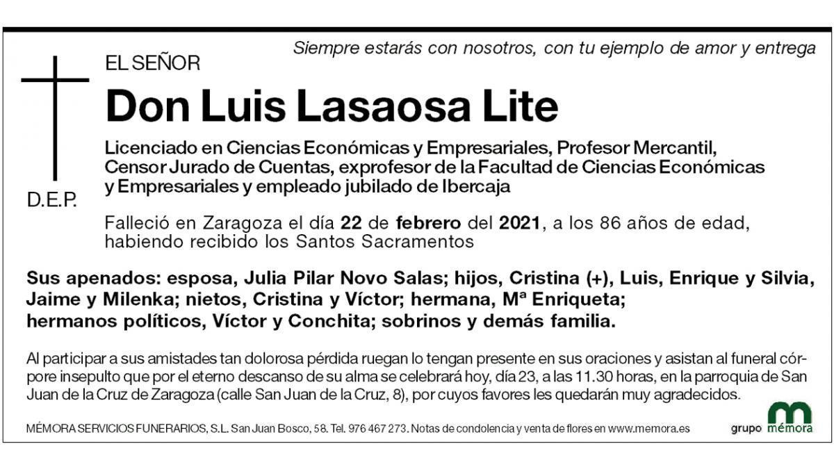 Luis Lasaosa Lite