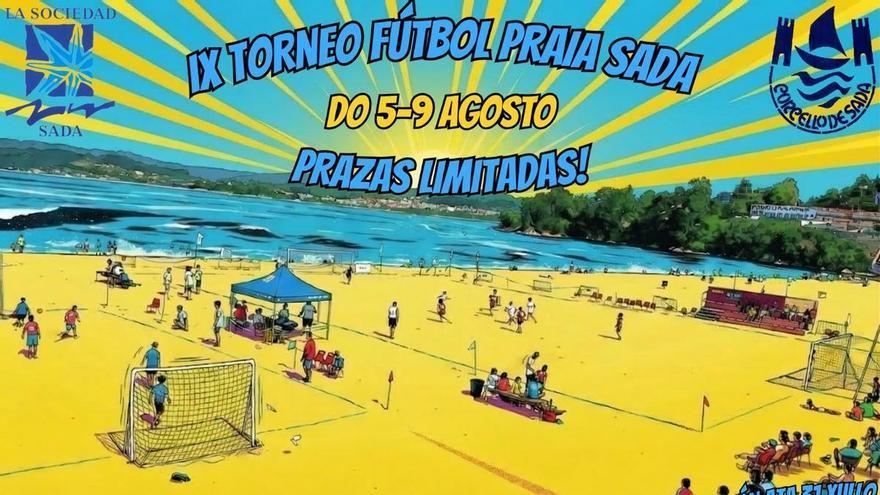 El Torneo de Fútbol Praia de Sada amplía su capacidad hasta los 500 inscritos