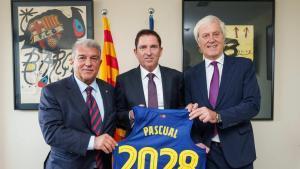 Pascual se las prometía felices tras decidir volver al Barça, aunque la posibilidad de fichar este año se ha esfumado