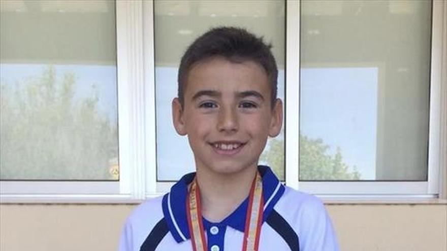 Gerard Baya, subcampeón de España de fútbol sala benjamín