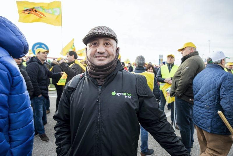 Manifestación de agricultores en Zaragoza