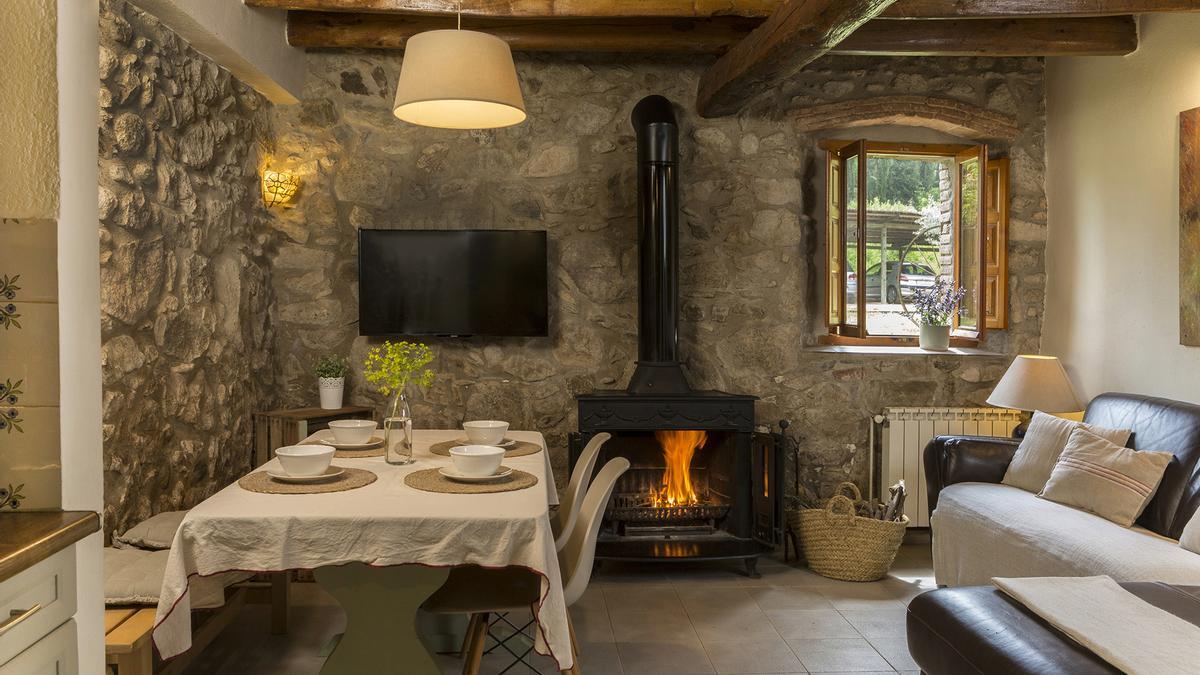 Interior d'una casa rural, en una imatge d'arxiu.