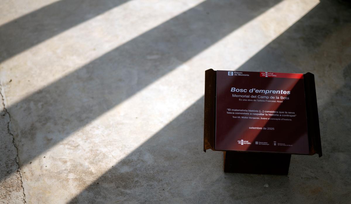 Así es el nuevo memorial a los fusilados por el franquismo en el Camp de la Bota