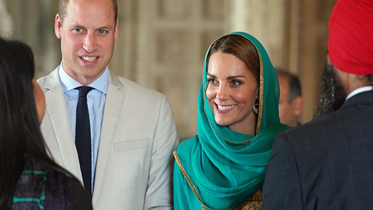 Primer plano de Kate Middleton en Pakistán