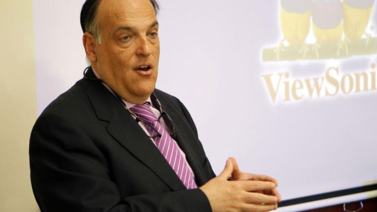 Javier Tebas, presidente de la Liga de Fútbol Profesional