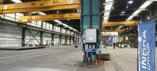 Indra empieza hoy a formar a la plantilla del Tallerón para fabricar blindados en Gijón