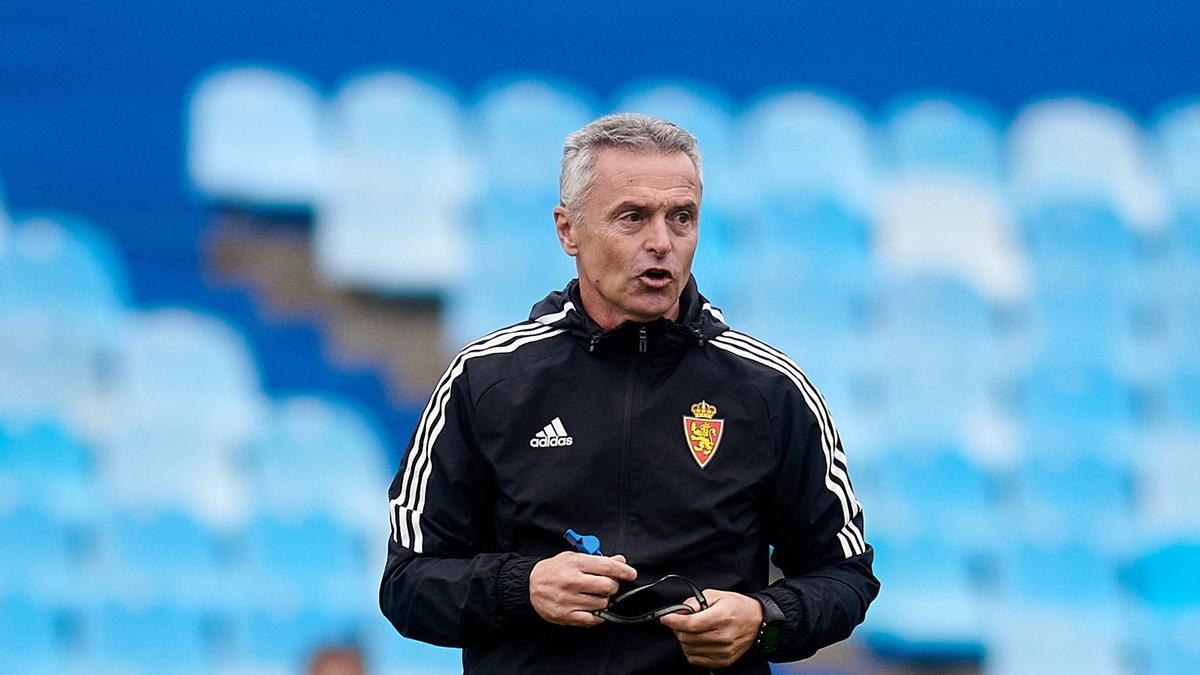 Fran Escribá, entrenador del Zaragoza.