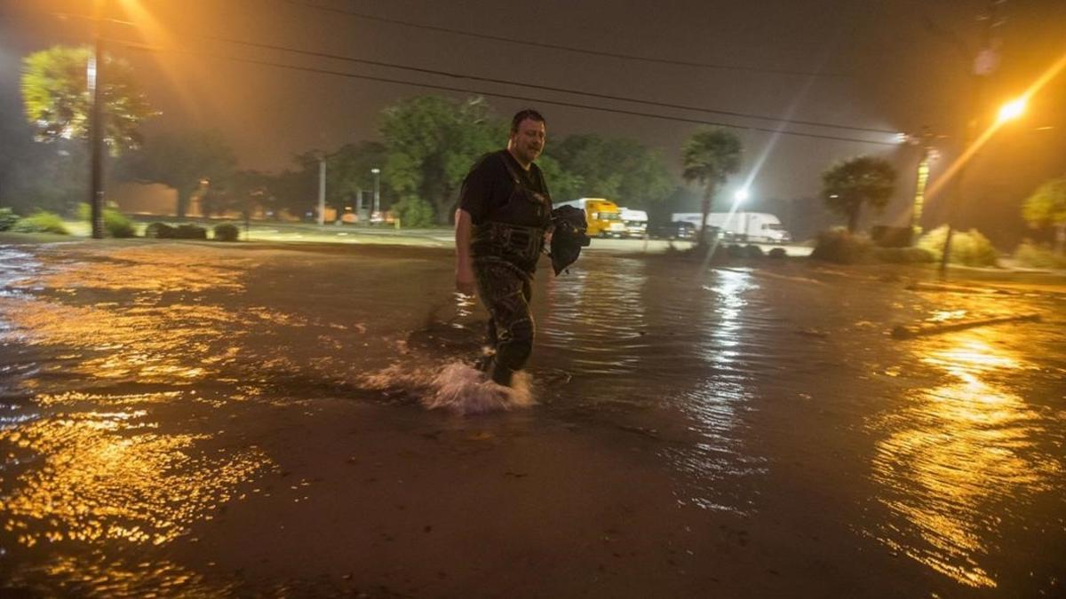 Consecuencias del huracán 'Nate', a su paso por Oklahoma.