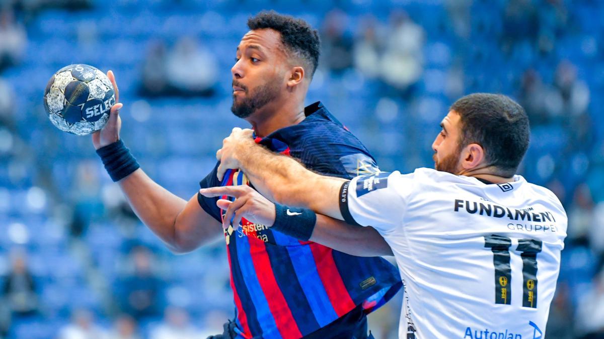 N'Guessan fue el MVP del partido ante el Elverum