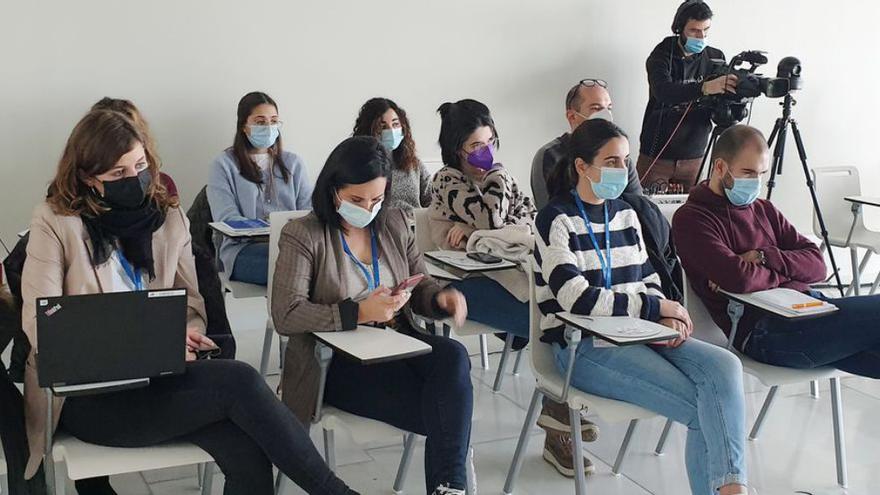 Asistentes a la jornada en el Cinbio.