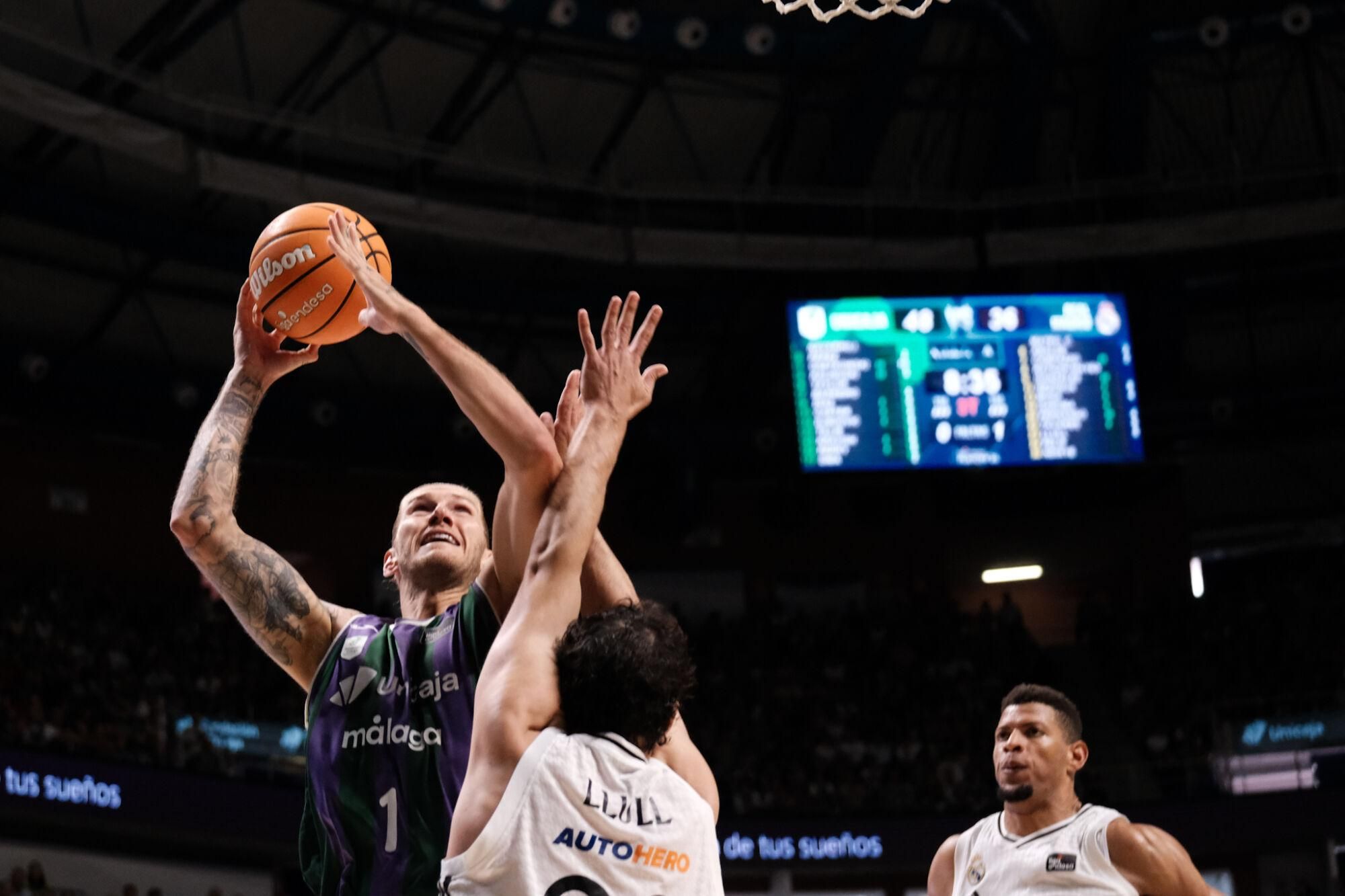 Tercer partido de semifinales de la ACB: Unicaja-Real Madrid