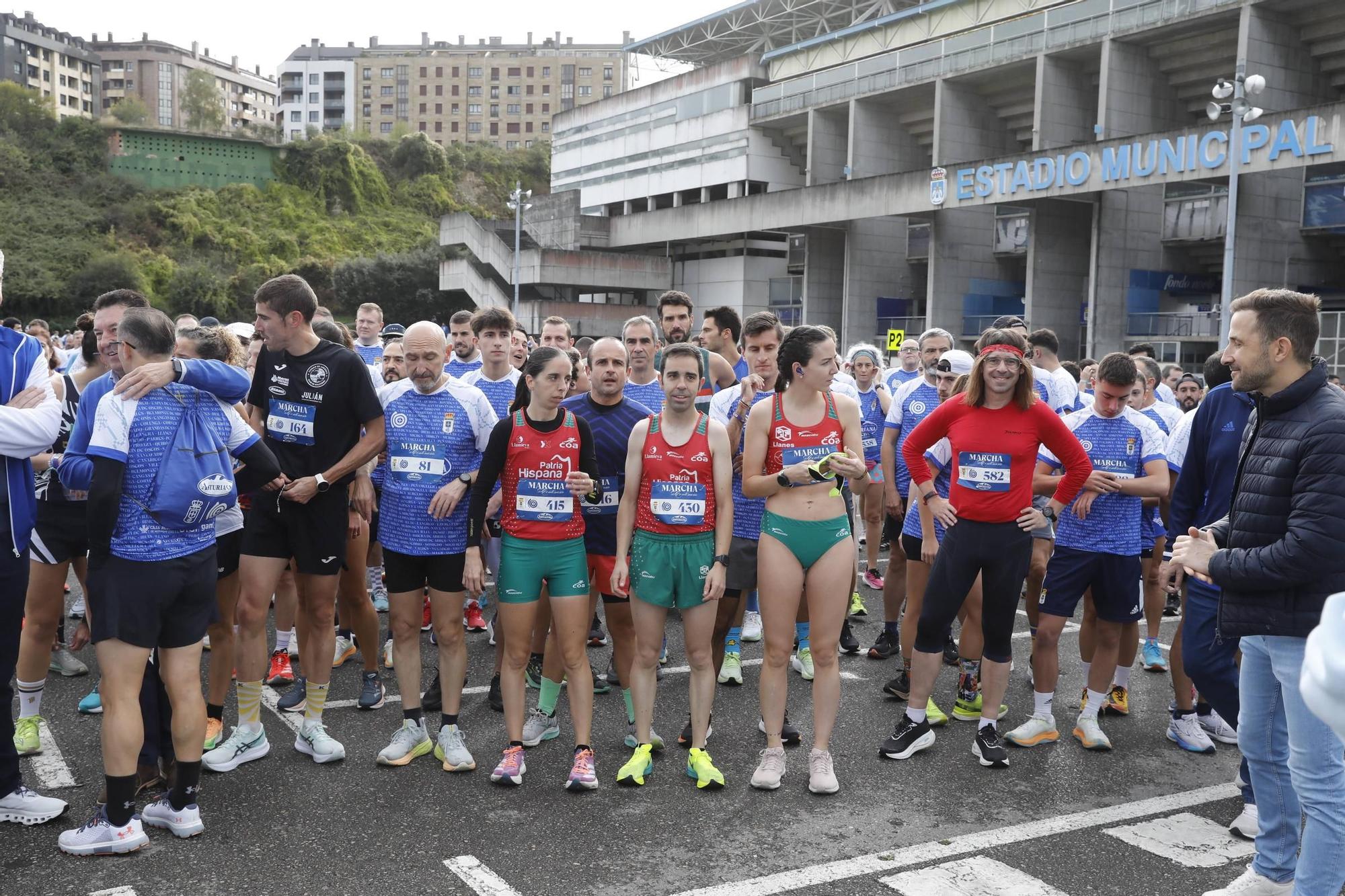 EN IMÁGENES: Así ha sido la carrera por el centenario del Real Oviedo
