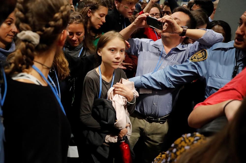 Greta Thunberg, en la Cumbre del Clima en Madrid