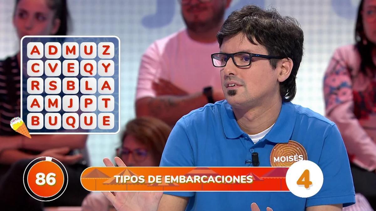 Moisés, concursante de Pasapalabra