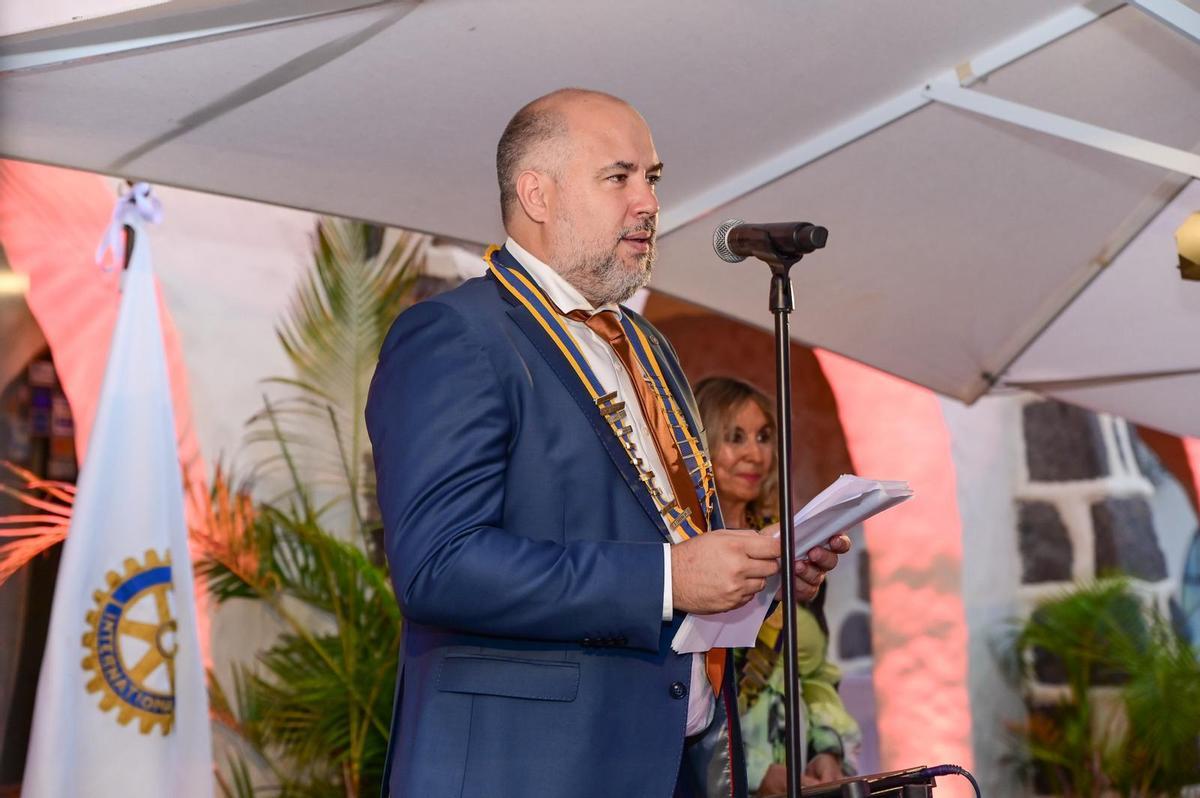 Tirso Ester, nuevo presidente del Club Rotario de Arucas