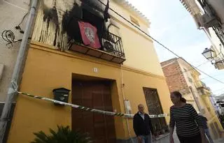Una pareja de octogenarios y su hijo mueren en el incendio de su casa esta madrugada en Ricote