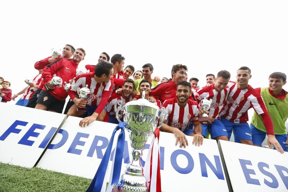 Final de la Copa Federación entre el Real Avilés y el Sporting B