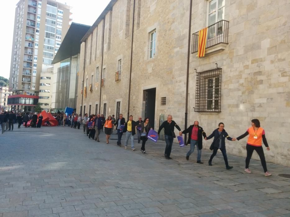 Protesta dels treballadors de la Generalitat a Girona