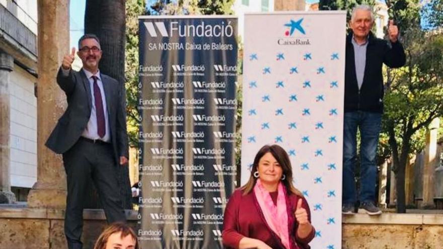 Fundació Sa Nostra y CaixaBank donan 600 euros a favor de Aspanob