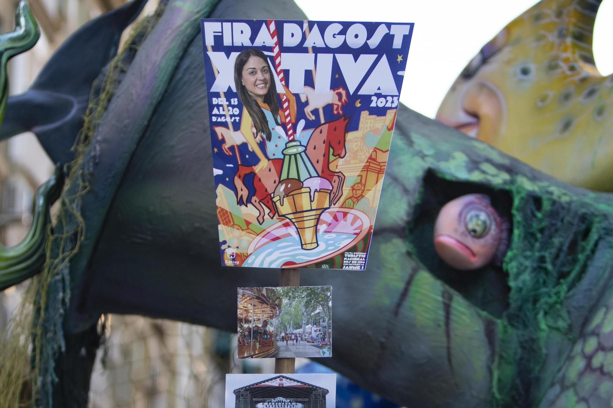 La crítica local de las fallas de Xàtiva, en imágenes