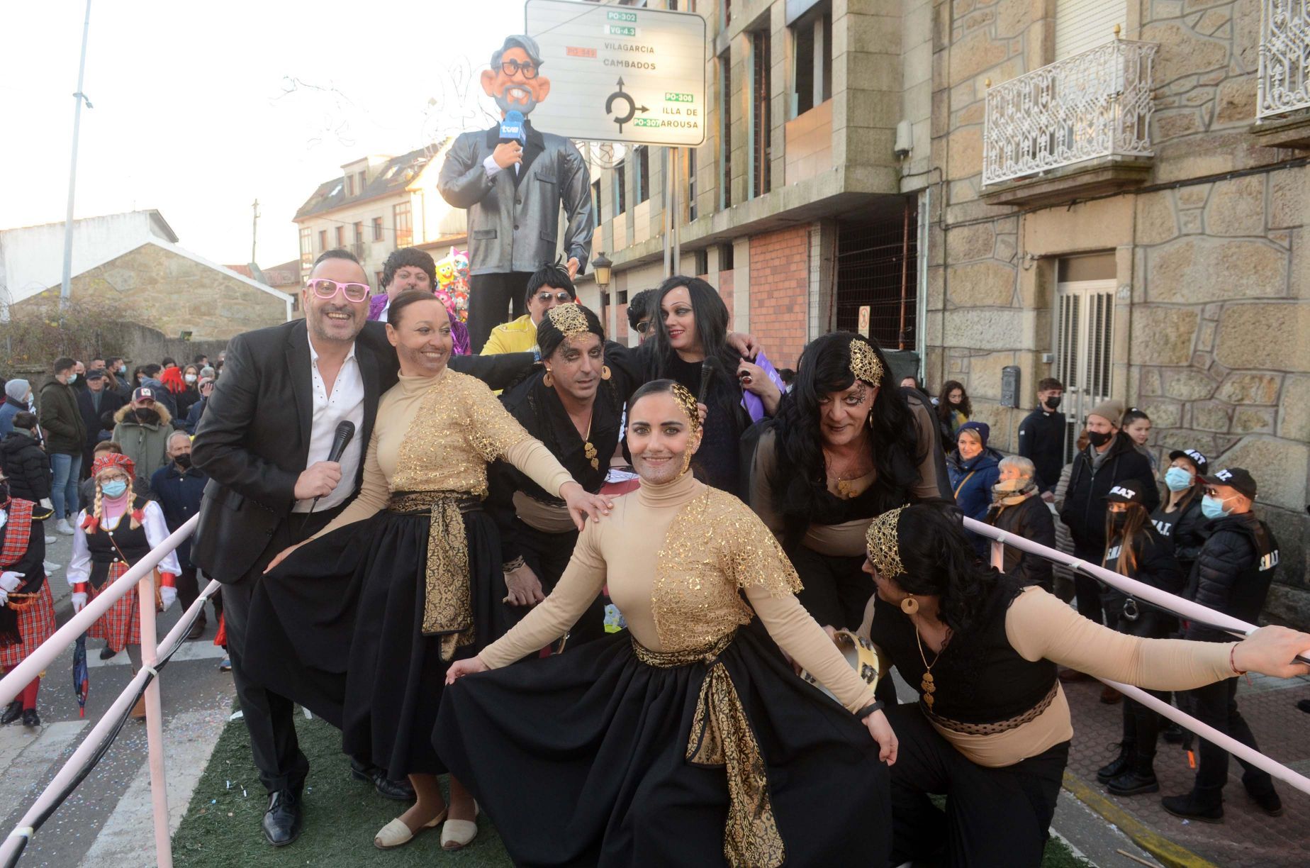 Desfile del Momo en Vilanova para despedir el Entroido 2022.