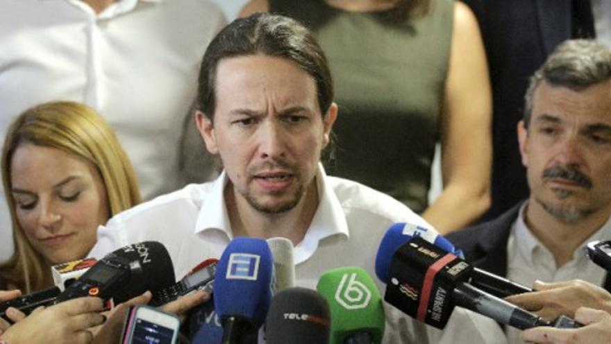 Pablo Iglesias niega las discrepancias con Errejón