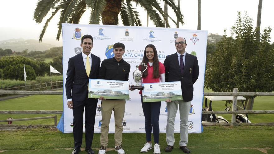 David Vega y Sofía Henningsen ganadores del V Circuito Juvenil Rafa Cabrera Bello