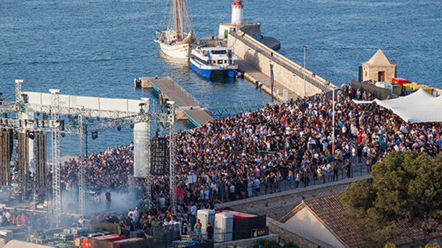 Una edición anterior del festival del IMS en el baluarte de Santa Llúcia.