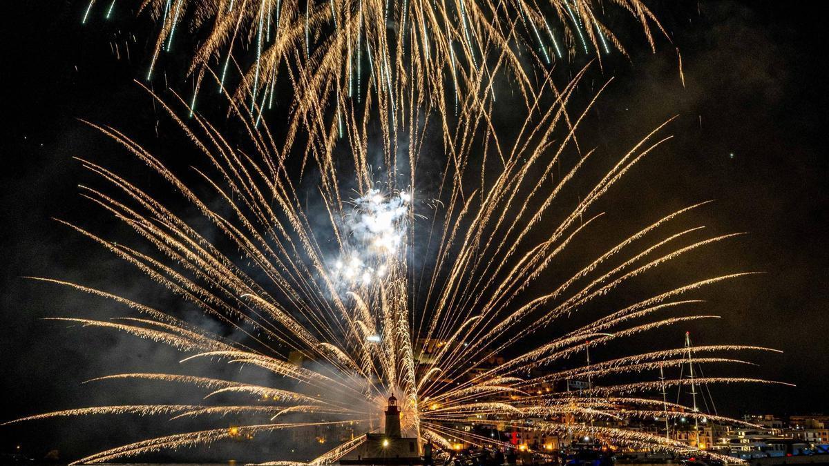 Fuegos artificiales en la pasada edición de las Festes de la Terra