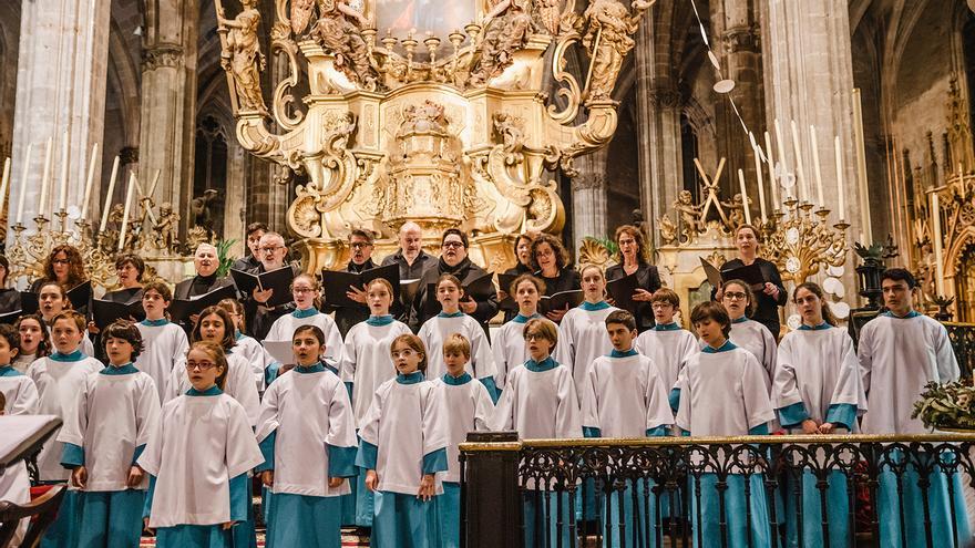 Navidad en Mallorca 2023: Los Blavets de Lluc y el Cor de la Fundació Sa Nostra cantan a favor de Zaqueo