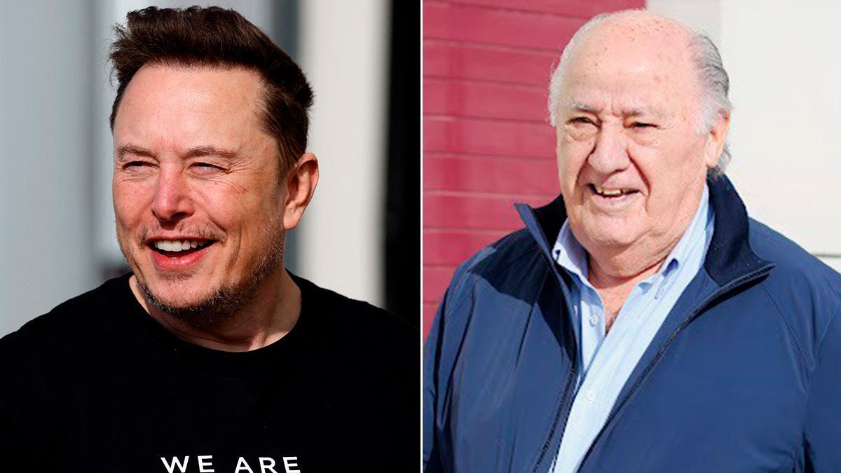 Elon Musk y Amancio Ortega