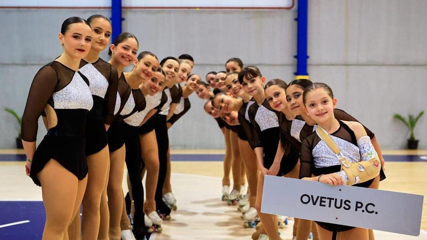 El Ovetus de patinaje artístico se lleva seis títulos autonómicos