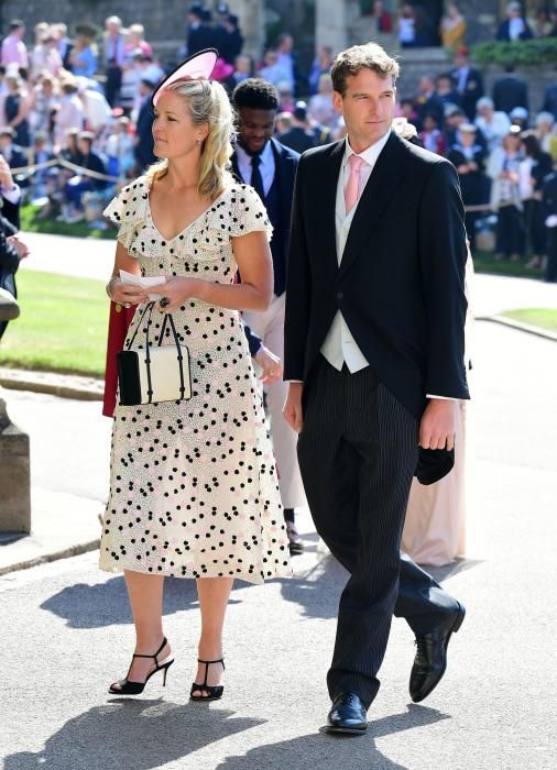 Edwina Louise Grosvenor y Dan Snow. / AFP PHOTO / POOL / Ian West