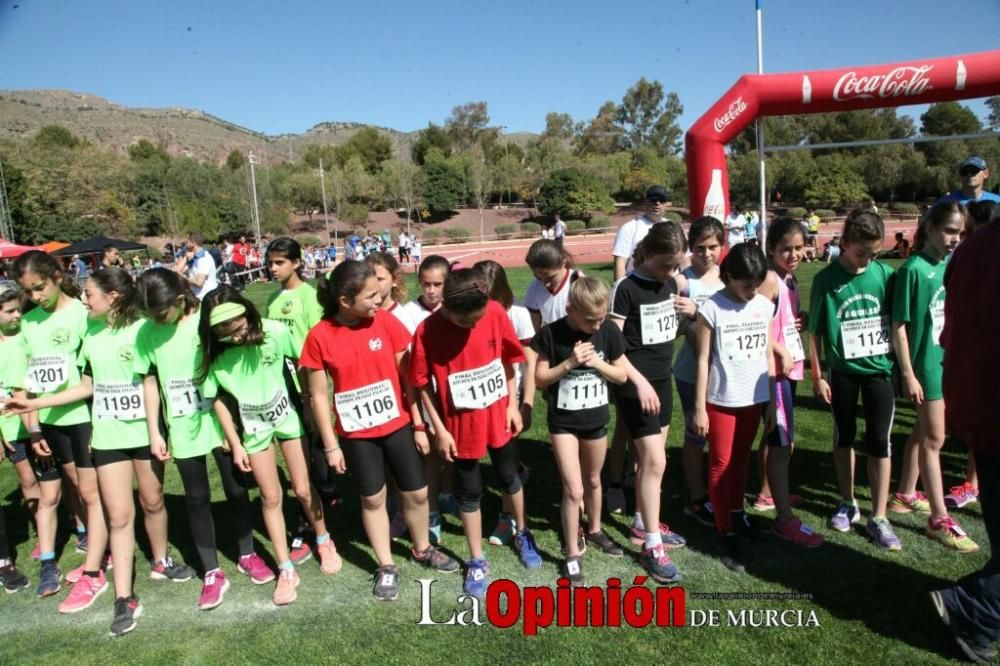 Final Cross Escolar de Lorca. Alevín femenino