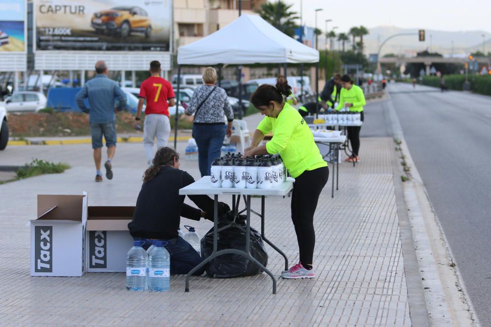 Medio millar de atletas compiten en Ibiza.