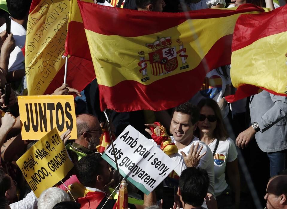 Manifestación en Barcelona contra el ''procés''