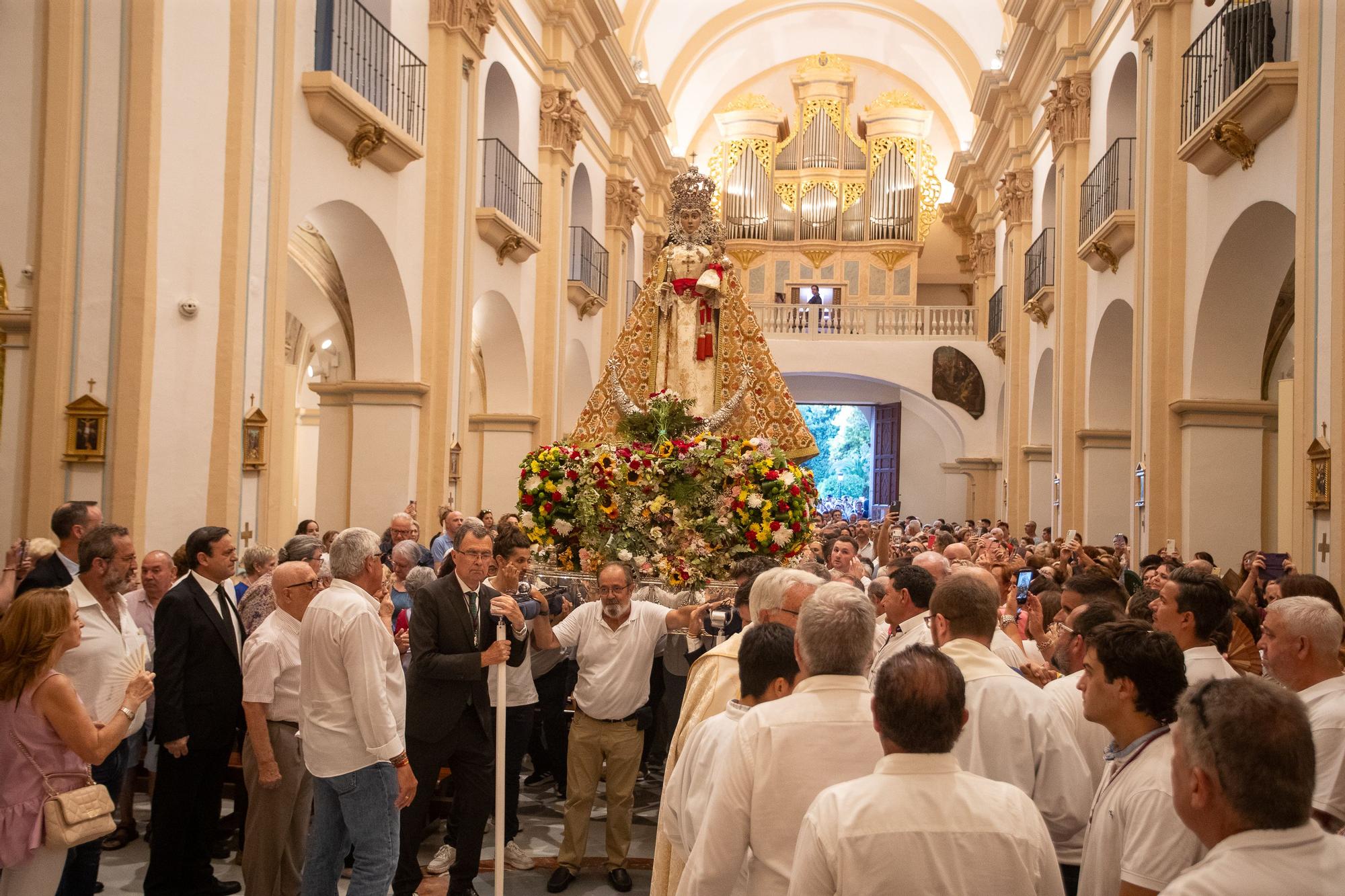 Las mejores fotos de la llegada de la Fuensanta a Murcia