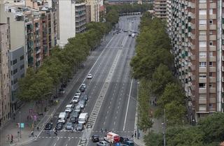 La dictadura del coche en Barcelona frustra intervenciones más drásticas en la Meridiana