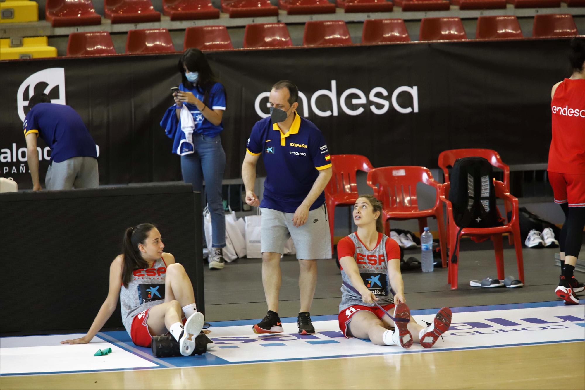 Segunda jornada de la selección española femenina de baloncesto en Córdoba